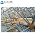 Space frame roofing coal storage bin